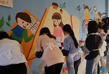 벽화에 이웃사랑을 담다...MBA 원우회 벽화그리기 활동